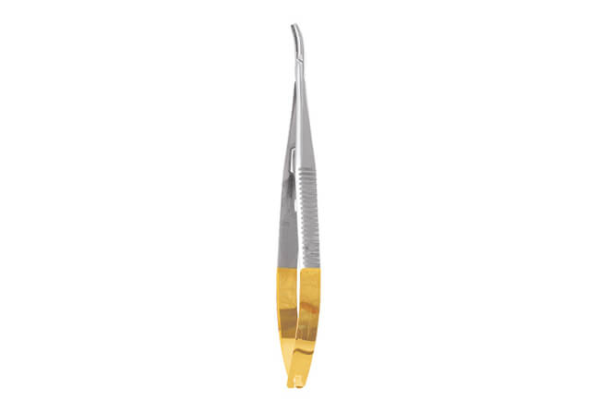 MICRO CASTROVIEJO NEEDLE HOLDER TC CURVED 14CM NH5021