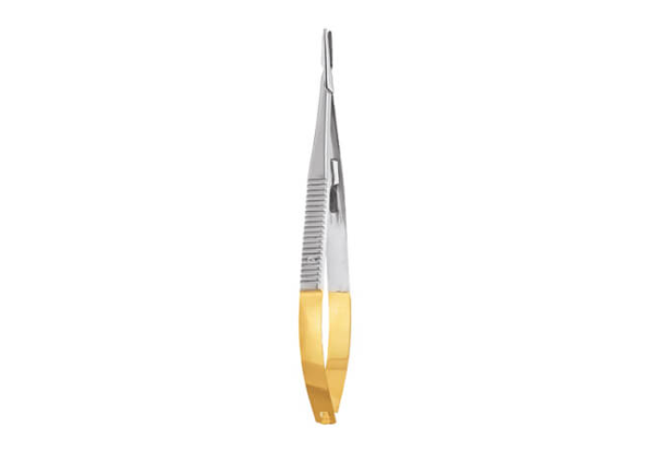 MICRO CASTROVIEJO NEEDLE HOLDER TC STRAIGHT 14CM NH5020