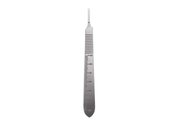 SCALPEL HANDLE No.3 WITH SCALE 10-130-03E